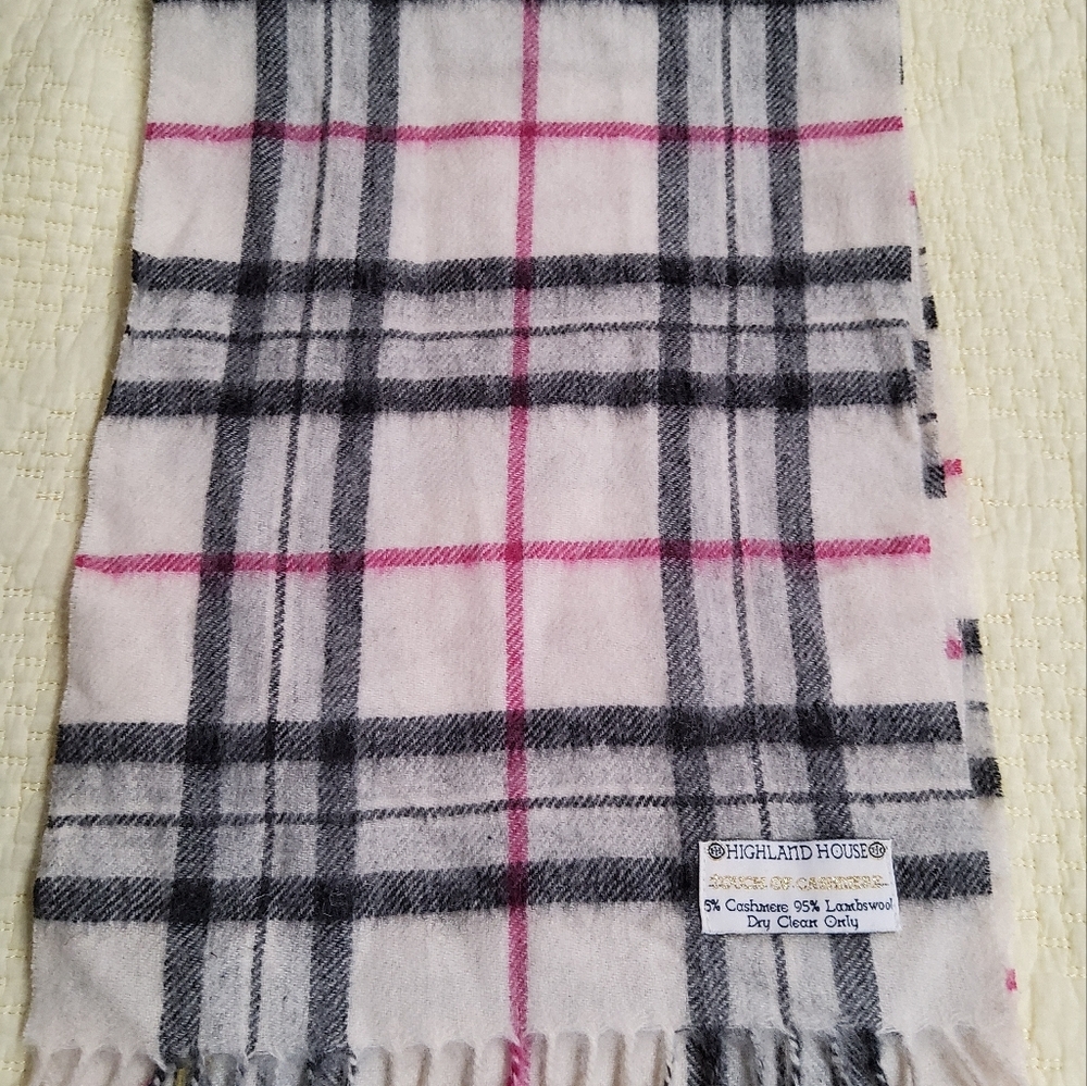 Highland House Cashmere Lambswool Scarf